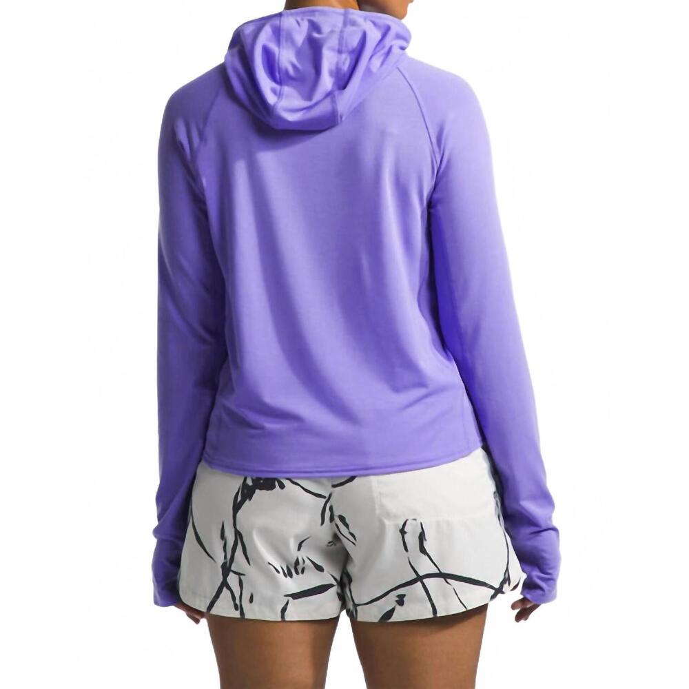 NEW THE NORTH FACE adventure sun hoodie in optic violet - Picture 3 of 4
